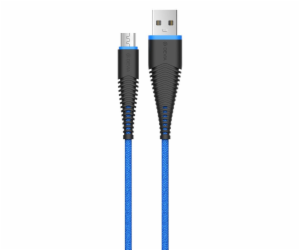 Devia Fish 1 Series Cable for Micro USB (5V 2.4A,1.5M) blue