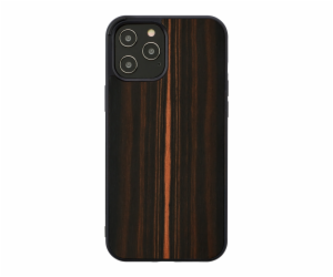 Pouzdro MAN&WOOD pro iPhone 12 Pro Max ebenově černé