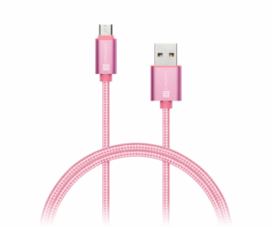 CONNECT IT Wirez Premium Metallic micro USB - USB, rose g...