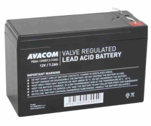 Avacom baterie 12V 7,2Ah F2 DeepCycle (PBAV-12V007,2-F2AD)