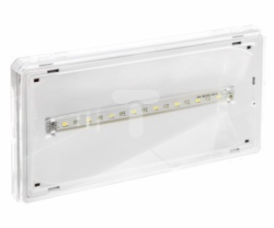 Awex Emergency Luminaire Exit IP65 1W 1H Double -Term Whi...