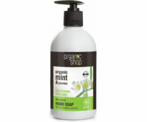 Organic Shop Mintty Jasmine ruční mýdlo na ruce mýdlo 500 ml
