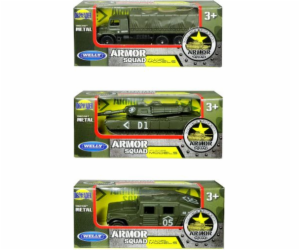 Welly Welly Vojenská auta 1:60 v krabici
