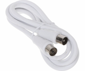 1,5 m bílá anténní kabel (IEC-WG/1,5 m/W)