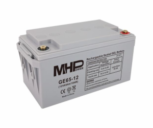 Baterie MHPower GE65-12 GEL, 12V/65Ah, T1-M6, Deep Cycle 