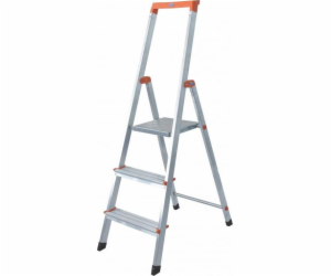 Krause Solidy Folding ladder silver