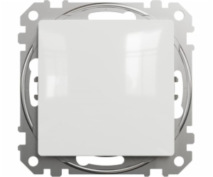 Schneider Electric Sedna Design, 1-pólové tlačítko, bílá