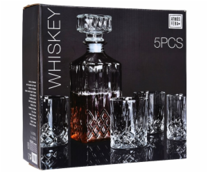 EXCELLENT Whiskey set karafa + sklenice sada 5 ks křišťál...