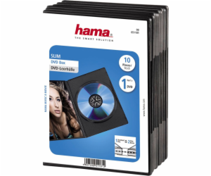 1x10 Hama zásobník na DVD tenký 50% úspora prostoru      ...