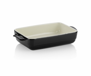 Zapékací mísa keramická MALIN 32 x 19 cm černá KL-11935