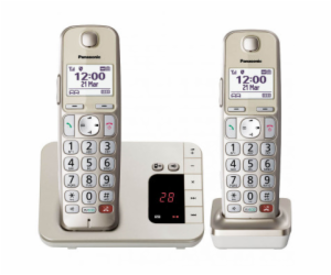 Panasonic KX-TGE262GN champagner mobilní telefon