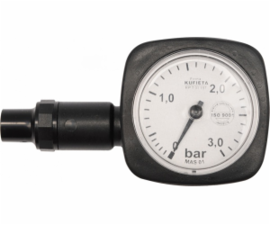 Manometr tlaku vzduchu v pneumatikách Vorel 0,5-3 bar