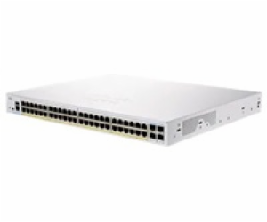 Cisco switch CBS250-48P-4G (48xGbE,4xSFP,48xPoE+,370W) - ...