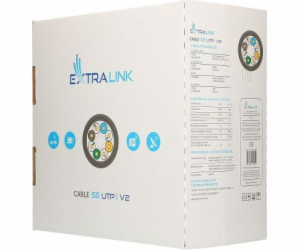 Extralink CAT5E UTP (U/UTP) V2 Indoor | Twisted pair | 305M