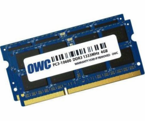 Paměť pro notebook OWC Sodimm, DDR3, 8 GB, 1333 MHz, CL9 ...