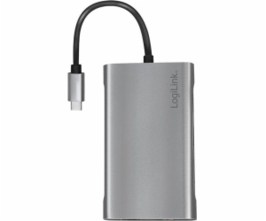 LogiLink DockingStation USB 3.2 Gen1, USB-C, 10-Port, PD,...