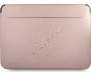 Guess Saffiano Sleeve MacBook 13" Air růžové GUCS13PUSASP...