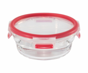 Emsa Clip&Close Glass Foos Container 500 ml červená