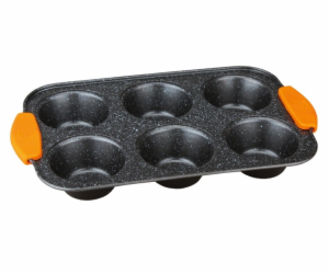 Forma na muffiny 6 ks silikonové rukojeti Granit Diamond ...