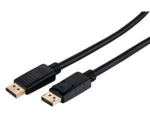 C-TECH Kabel DisplayPort 1.2, 4K@60Hz, M/M, 1m