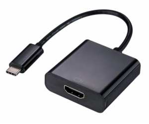 C-TECH Adaptér Type-C na HDMI, M/F, 15cm