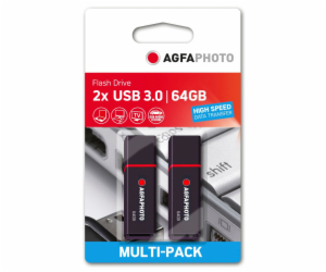 AgfaPhoto USB 3.2 Gen 1     64GB cerná MP2 10571MP2