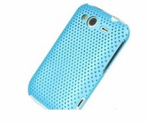 OEM Zadní ochranný kryt Mesh Light Blue pro HTC Wi
