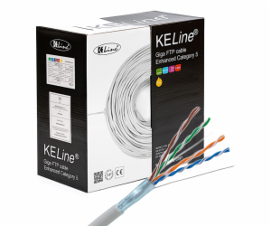 KELINE Kabel FTP (F/UTP) 4x2xAWG24 Cat 5E LSOH 305