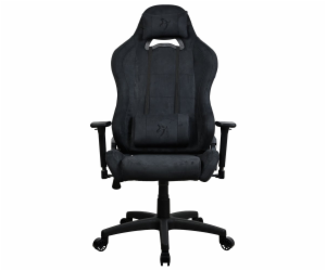 AROZZI herní židle TORRETTA SuperSoft/ látkový povrch/ černá