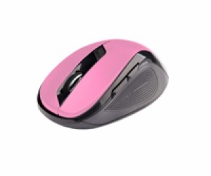 C-TECH myš WLM-02, černo-růžová, bezdrátová, 1600DPI, 6 t...