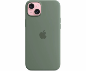 Apple Silikonové s MagSafe iPhone 15 Plus, cypřišově zele...