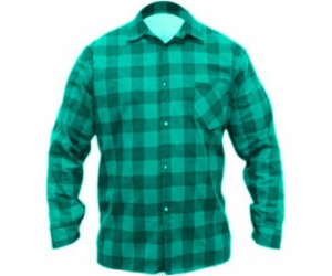 Dedra zelená flanelová košile, velikost M, 100% bavlna (B...