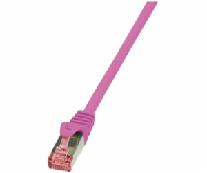LogiLink Patchcord CAT.6 S/FTP 1,50 m, růžový (CQ2049S)
