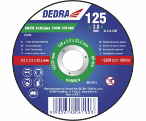 Dedra Shield 230x3.2x22.2mm na řezání kamene - F1355