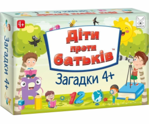 Klokaní děti vs. rodiče: Puzzle 4+ (ukrajinsko-polské vyd...