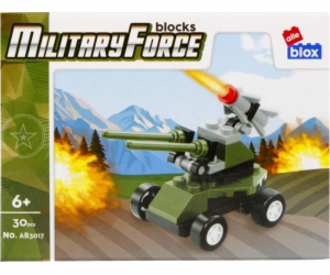 ALLEBLOX Blocks Militaria Military Vehicle 30 elementů Al...