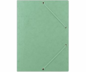 Donau Folder A4 lisovaná lepenka s gumičkou zelená (86430...