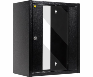 NetRack skříň, závěsná skříň 10'', 9U/300 mm? grafit, skl...