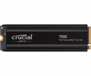 Crucial SSD 2TB T500 PCIe Gen4 NVMe M.2 s chladičem