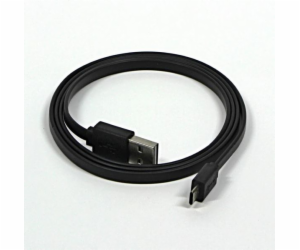 Kabel USB Logo USB-A - microUSB 1 m Czarny