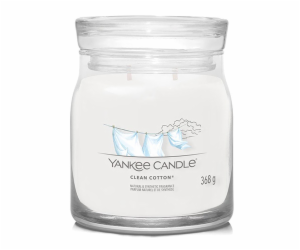 Svíčka ve skleněné dóze Yankee Candle, Čistá bavlna, 368 g