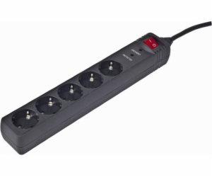 EnerGenie SPG5-C-15 surge protector Black 5 AC outlet(s) ...
