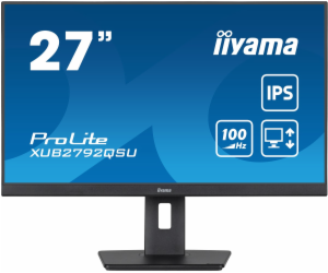 iiyama ProLite/XUB2792QSU-B6/27"/IPS/QHD/100Hz/0,4ms/Blac...