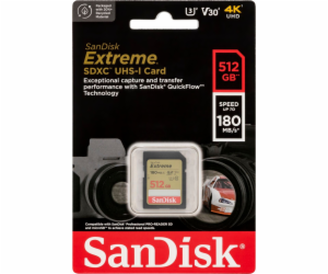 SanDisk Extreme SDXC       512GB UHS-I C10 U3 V30
