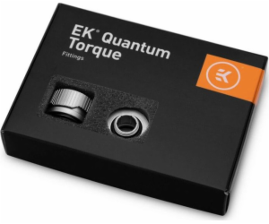 EKWB EK-Quantum Torque 6-Pack HDC 16 - Satin Titanium, Ve...