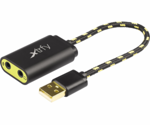  Xtrfy SC1 - černá - žlutá - USB - 2 x 3,5 mm - samec - s...
