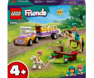  Stavebnice LEGO 42634 Friends s přívěsem na koně a poníka