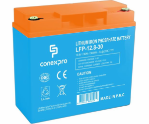 Baterie Conexpro LFP-12.8-30 LiFePO4, 12V/30Ah, T12, Blue...