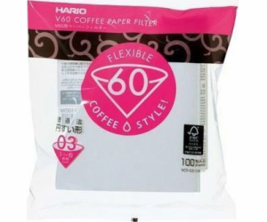 Hario Hario papírové filtry pro odkapávačku V60-03 100 kusů