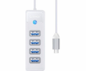 USB HUB Orico Adaptér Hub USB-C na 4x USB 3.0 Orico, 5 Gb...